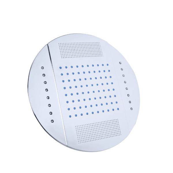 기능성 원형 모양 강우 구동 샤워 실 상단 샤워 지붕 헤드 노즐 캐빈 액세서리